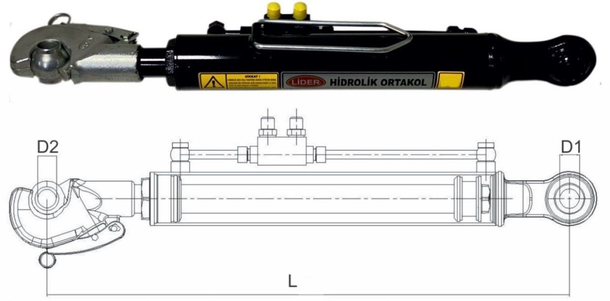 C KAFA LİFTLİ ORTA KOL (50 cm) (6 TON) 1